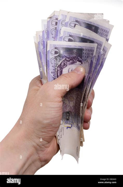 Twenty pound notes and bundle hi-res stock photography and images - Alamy