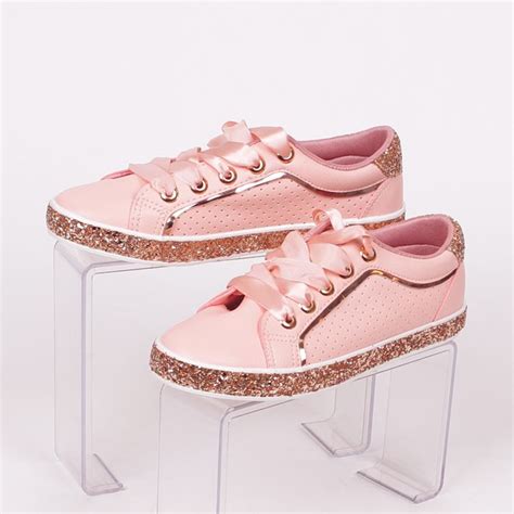 Дамски розови обувки от еко-кожа с ефектна декорация | Puma sneaker ...