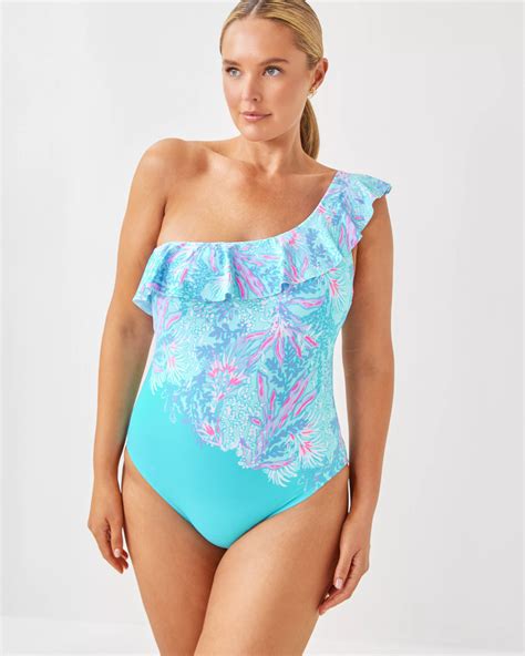 Caelum Ruffle One-Piece Swimsuit | Lilly Pulitzer