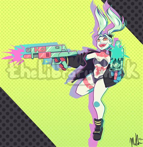 CyberPunk: Edgerunners - Rebecca by thelibrarychick on Newgrounds