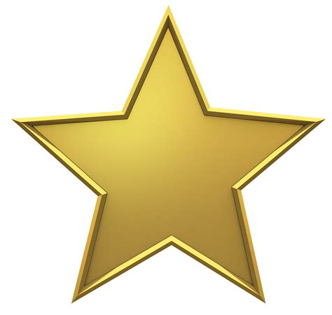 Printable Gold Star