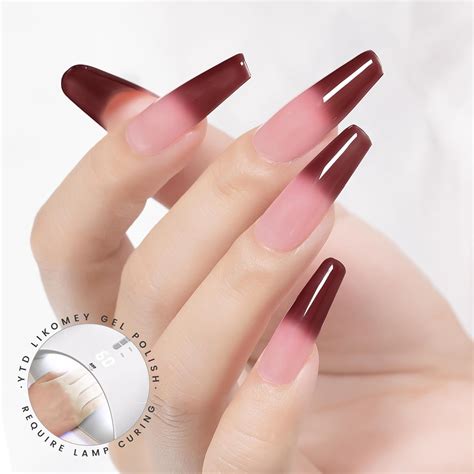 YTD Likomey Esmalte de uñas de gel que cambia de color, 1 gel de uñas ...
