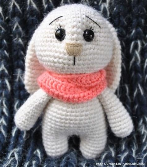 Амигуруми. ЗАЙЧИК В ШАПОЧКЕ. Описание - Russian-Handmade.com