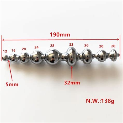 Stainless Steel Anal Beads SQ10326 - CHASTITYGO