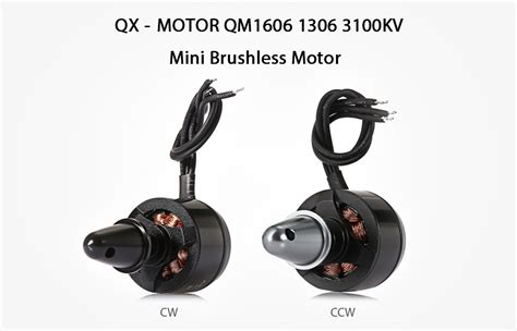 QX - MOTOR QM1606 1306 3100KV Mini Brushless Motor - Price - 9.43 Euro ...