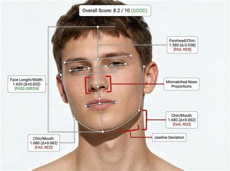 perfect face proportions golden ratio     golden