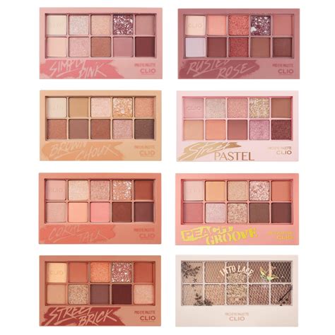 Clio Pro Eye Palette | Eye palette, Warm tone colors, Best eyeshadow