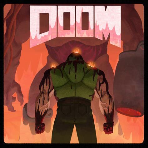 DOOMGUY Fan art | Doom 3, Fan art, Anime art beautiful