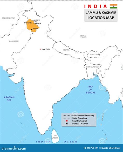 Jammu and Kashmir Map. District Map of Jammu and Kashmir in 2020