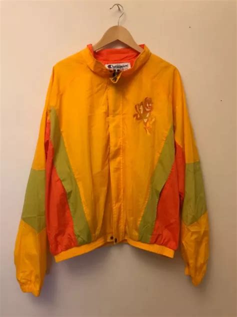 VINTAGE CHAMPION ARIZONA State American Football Shell Jacket New Old ...