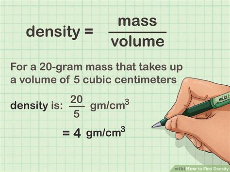 find density  steps  pictures wikihow