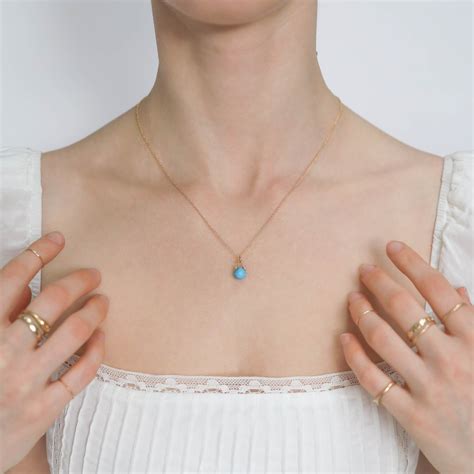 Turquoise Quincy Necklace by Lulu Designs - NEWTWIST