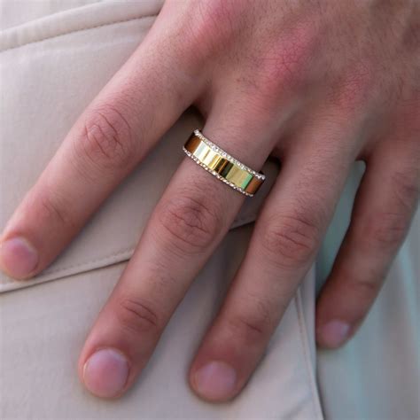 diamond edge ring  yellow gold  gld shop