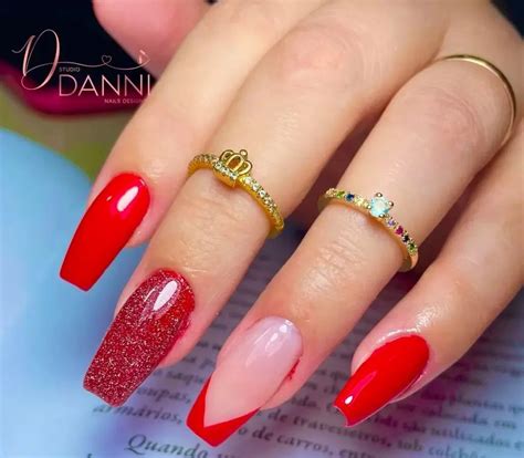 Ideias De Unhas Vermelhas Decoradas - Unhas Decoradas Vermelhas: Ideias Lindas e Fáceis | UnhasEsmaltes