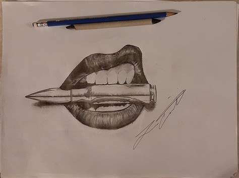 Bite the Bullet - Pencil : r/reaperart
