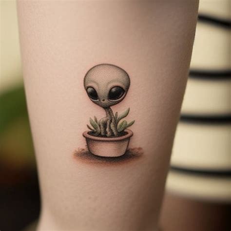 small alien tattoo ideas tattoocluecom alien tattoo small