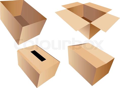 stock photo  box clipart boxes colourbox