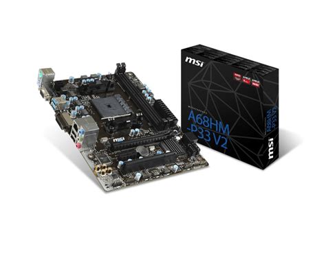 MSI’s A68HM-P33 V2 Motherboard Receives Drivers - Download Now