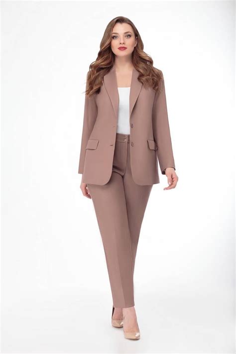 Gold Style 2289 бежевый | Женский костюм Gold Style купить за 8680₽ в ...