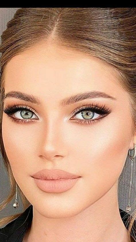 Pin by Laily on Top | Brunette makeup, Makeup for green eyes, Evening ...