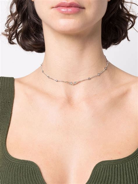 zadig voltaire rock wing embellished necklace reversible