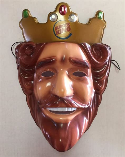 Genuine Official Burger King Mask BK ~ BRAND NEW ~ Delivery before Halloween | #1836466903