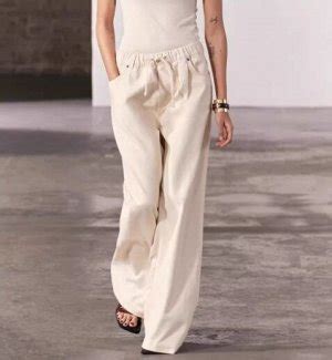 ДЖИНСЫ — ZW COLLECTION арт. 9632060 712, экрю | Джинсы и брюки ZARA ...