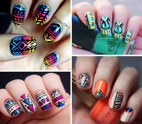 Tribal Nail Art: an original tribal manicure - Afroculture.net