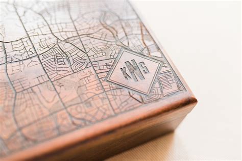 personalized map box etsy