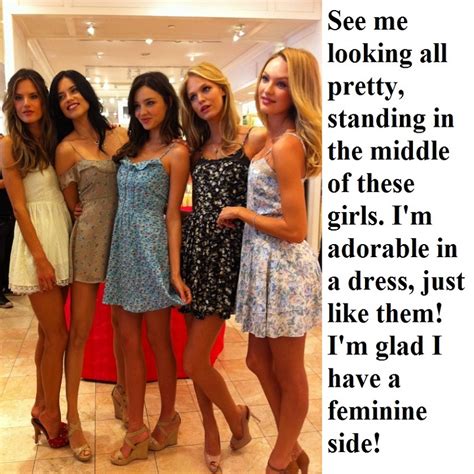 World TG Captions: My feminine side Sissy TG Caption