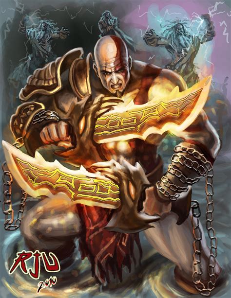 Kratos by einharjar on Newgrounds
