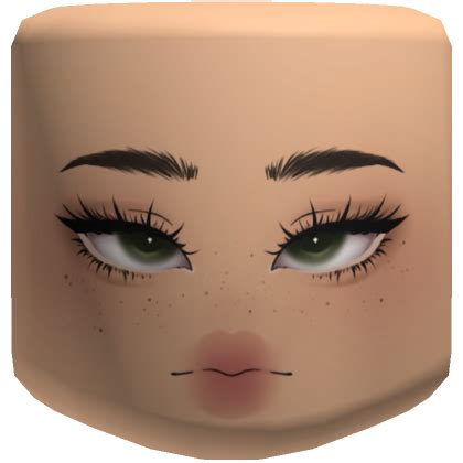 Cute Freckled Green Eyed Blushing Makeup Face | Green eyes, Blush ...
