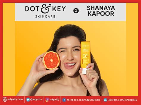 dot key skincare announces shanaya kapoor  brand ambassador