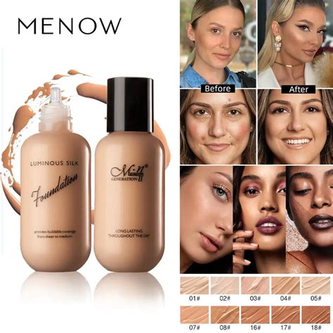 Корректор "menow" водоотталкивающая Жидкая Основа 10 цветами теней для ...