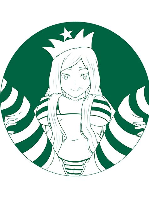 Lewd Anime GirlStarbucks inspirited Design - Inspire Uplift