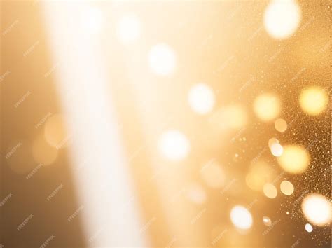 Premium AI Image | Editorial 8K Abstract Light Gold Background on Stage