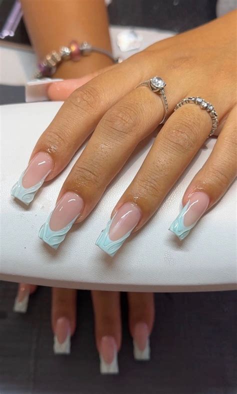 nail inspo | Classy acrylic nails, Ombre acrylic nails, Glow nails