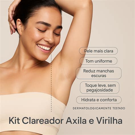 Clareamento Virilha E Axila - Kit Clareador Axila e Virilha Labotrat – Clarear axilas e virilha ...