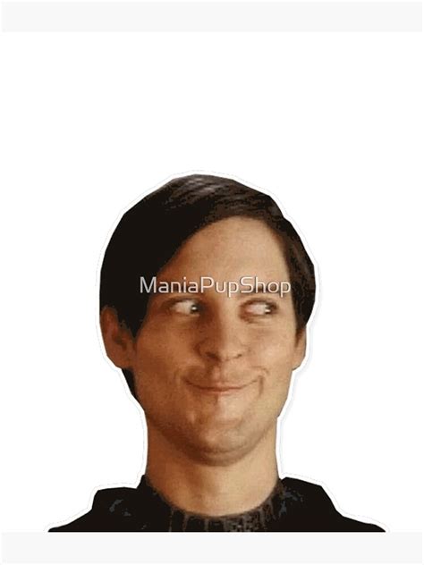 "Tobey Maguire Meme" Poster for Sale by ManiaPupShop | Redbubble
