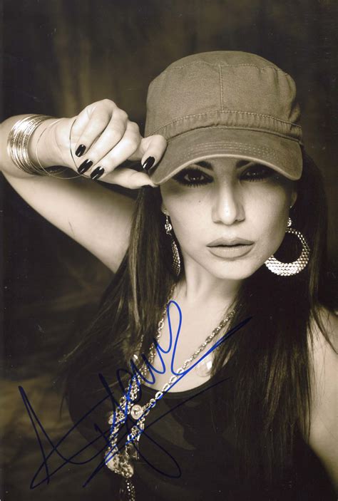 Aryana Sayeed autograph | In-Person signed photograph Sayeed, Aryana