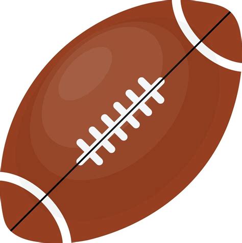 Brown Rugby Ball Vector Illustration Graphic 12803136 Vector Art at ...