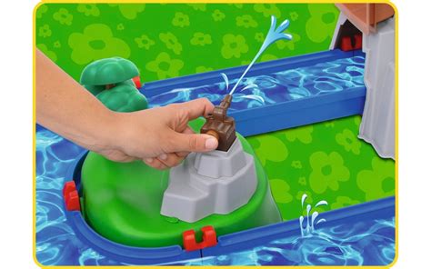 Водный трек Aquaplay Приключения в горах с горкой, тоннелем и фигурками ...