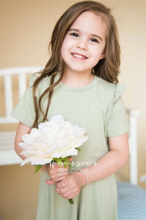 Sage Mommy and Me Modest Dress | Best and Affordable Modest Boutique