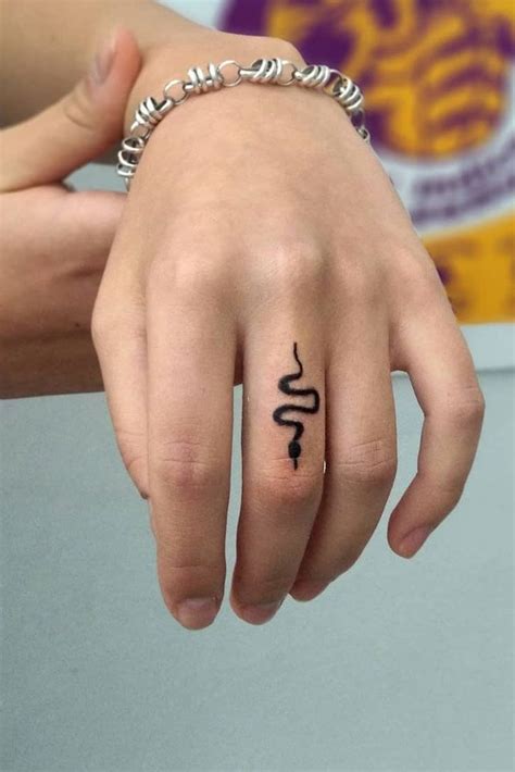 Simple Finger Tattoos