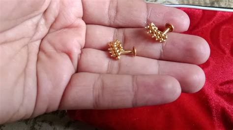 grams gold   gram gold earrings