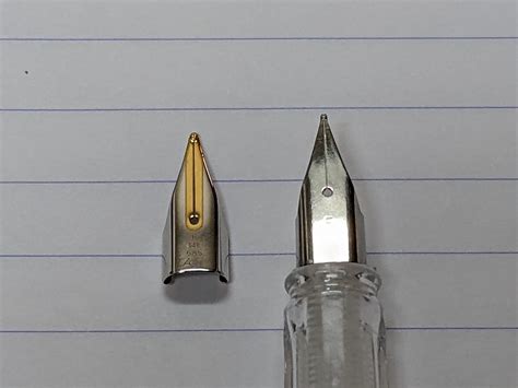 NPD Putting a gold nib on my Gay Blood fountain pen. : r/fountainpens