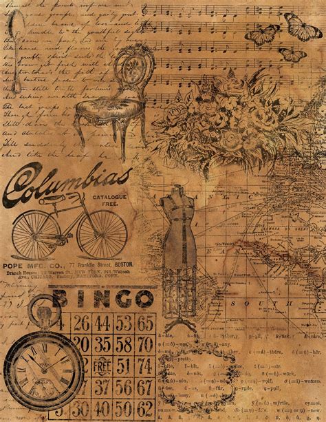 Free Vintage Paper Printables - Printable Templates