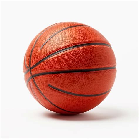 premium photo  close    basketball ball   white surface