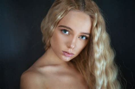 Wallpaper : Maria Popova, women, Maxim Maximov, blonde, portrait, face ...