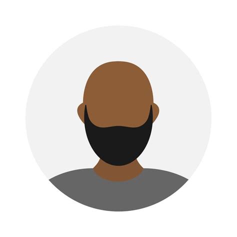 black man avatar vector art icons  graphics